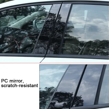 Automobilių Langų BC Skiltyje Dekoratyvinis Lipdukas lauko Apdaila Veidrodžio Atspindys Skydelis Cruze Malibu PLAUKTI CAVALIER