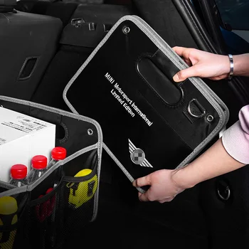 Automobilių Organizatorius Kamieno Box, Multi-Pocket Universalus Reguliuojami Veidrodėliai Saugojimo Didelės Talpos Sukrovimas & Valymas