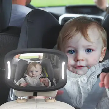 Automobilių Saugos Lengva Žiūrėti Atgal, Sėdynė, Veidrodis, Kūdikis, Vaikas Susiduria Galiniai Aikštėje Saugos Vaikai 360 Laipsnių Sukimosi Stebėti, Automobilių Reikmenys