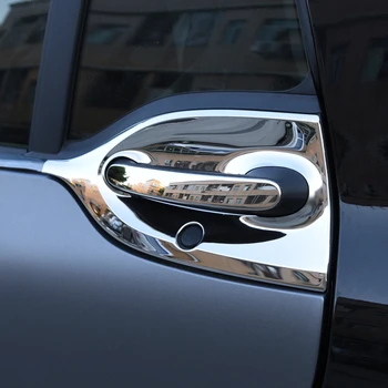 Automobilių Stiliaus Nerūdijančio Plieno Išorinės Durys Dubenį Ir Rankena Apsauginis Lipdukas Mercedes naujas smart 453 fortwo modeliavimas, priedai