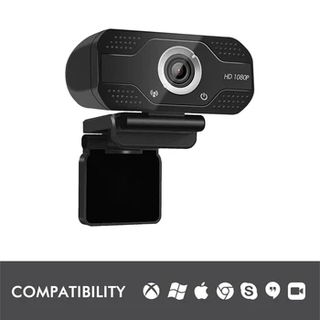BESDER 1080P 30 fps USB Webcam Live Ir Susitikimas Nešiojamas KOMPIUTERIS Prijunkite Žaisti Su Dviejų krypčių Garso Plataus Kampo Mokyklos Live VAIZDO Kamera