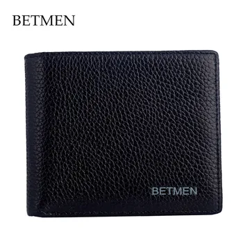 BETMEN prabangos prekės vyrų piniginės natūralios odos piniginės rankinėje vyrų kortelės turėtojas kišenėje piniginės