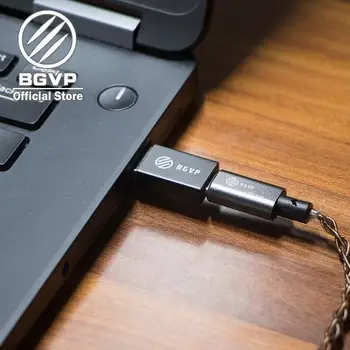 BGVP T01 USB DAC HIFI Garso Stiprintuvo Tipas-c Su MicroUSB Adapteris, Suderinamas Su mobiliųjų Telefonų PC Windows OS