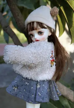 BJD Doll drabužius, kurie tinka 1-6 dydis dažnai tiktų pliušinis žiemos bear park lėlės priedai