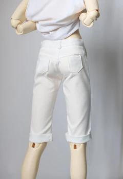 BJD doll kelnės tinka 1/3 1/4 MSD Dėdė dydis manžetai viduryje kelnės ir 5 centų ilgos kelnės, kaip lėlės priedai
