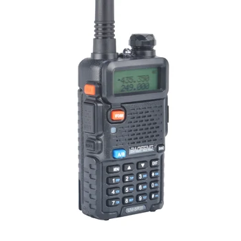 Baofeng Tri-band 136-173.975 MHz/200-259.975 MHz/400-519.975 MHz Baofeng Walkie talkie UV-5RIII dviejų krypčių FM radijas su laisvų rankų įranga