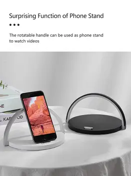 Bevielis Greitas Įkroviklis Stalo Lempa Naktį Šviesos Telefono Laikiklio Padas iPhone Samsung