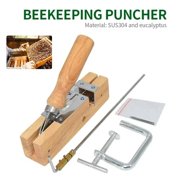Bitininkystės Įranga Skylę Puncher Mediniu Kamščiu Borer Rėmo Skylę Gręžimo Įrenginys Hole Punch Lizdą Rėmo Bitininkystės Puncher