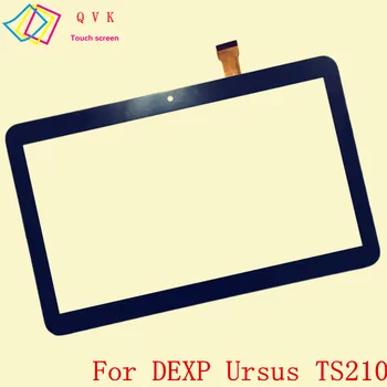 Black 10.1 Colių DEXP Ursus TS210 tablet pc capacitive jutiklinis ekranas stiklas, skaitmeninis keitiklis skydelis Nemokamas pristatymas