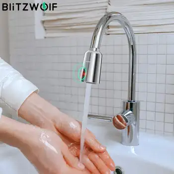 BlitzWolf BW-FUN8 Metalo Maišytuvas Adapteris Ilgintuvai Automatinė Prasme Touchless Infraraudonųjų spindulių Indukcijos Touchless Vandens Taupymo Įtaisas