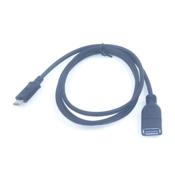 C tipo Male į USB 3.0 Prijungti Moterų USB 3.1 Adapteris OTG Kabeliu TIPAS-C SU USB 3.0 OTG 1 METRAS