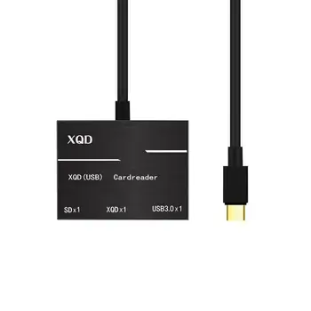 C tipo Su XQD SD Card High Speed Kortelių Skaitytuvas, USB 3.0 Didelio Greičio Fotoaparato Kompiuterio Komplektas Adapteris, skirtas 