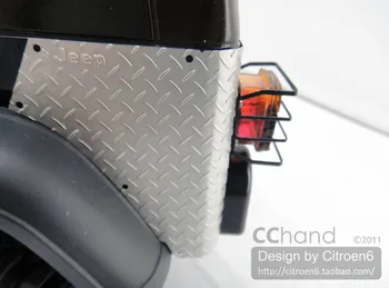 CChand Galiniai Diamond Plokštės Kampe Tamiya CC01 Wrangler sidabro RC Automobilių Žaislas