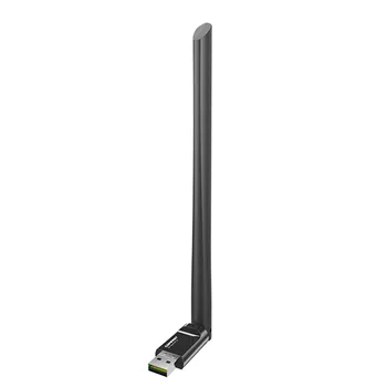 COMFAST CF-757F V2 USB 2.0 Mini WiFi Dongle Imtuvas 2.4 GHz 150Mbps Tinklo plokštė Išorinė Antena 6dBi Belaidžio ryšio Adapteris, skirtas PC