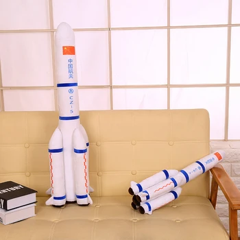 Candice guo! kūrybos pliušinis žaislas Kinijos space shuttle raketų modelis KN-5 minkšti kimštiniai pagalvėlės, pagalvės, gimtadienio, Kalėdų dovana 1pc