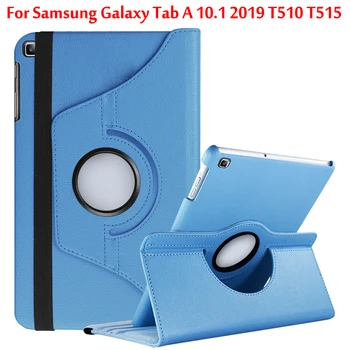 Case For Samsung Galaxy Tab 10.1 2019 T515 T510 SM-T510 SM-T515 10.1 colių PU Odos Sulankstomos Viršelio