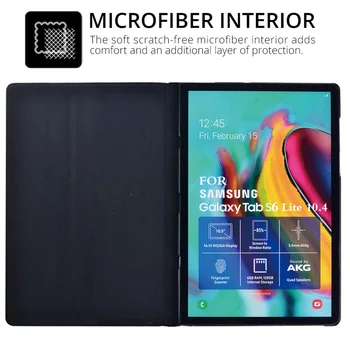 Case For Samsung Galaxy Tab S6 Lite 10.4 SM-P610 SM-P615 2020 Apversti Tabletę, Padengti Oda Stovėti Shell S6 Lite