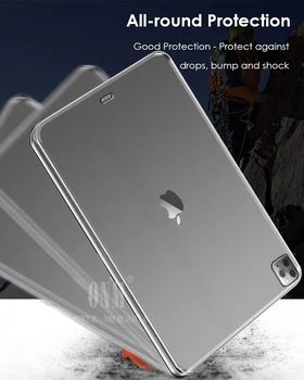 Case For iPad Pro 12.9 2020 TPU Silikono Aišku Ultra Plonas Minkštas Atveju 