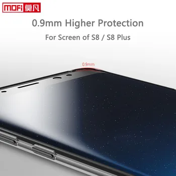 Case for Samsung galaxy s8 minkšto silikono atgal mofi ultra clear originalus samsung s8 S8+ 6.2