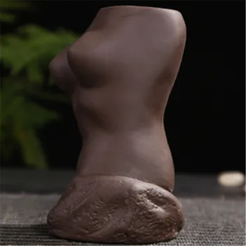 Cemento Sodinamoji Pelėsių Rankų darbo Dervos Amatų 3D Mergina Moters Kūno Pen Turėtojai Silikono Puodą Pelėsis