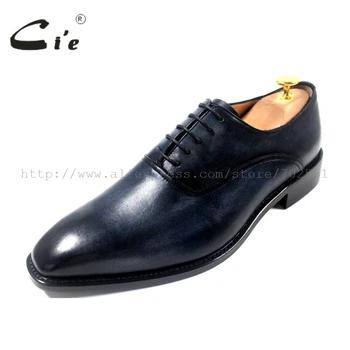 Cie aikštėje kojų mackay amatų rankų darbo originali veršiuko oda viršutinė vidinis padas darbo ir karjeros vyrų oksfordo batų spalva navy OX176