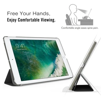 Coque už Huawei MediaPad T5 10 T3 9.6 M5 Lite 10.1 8.0 Tablet atveju Ultra Plonas Smart Stovėti Padengti MatePad Pro 10.8 10.4 T8