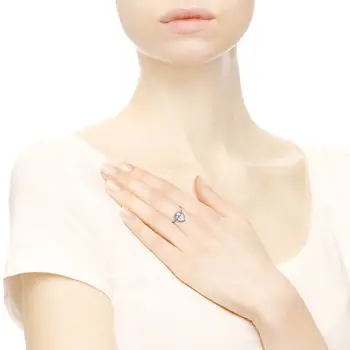Crystal Autentiški 925 Sterlingas Sidabro Moterų Žiedai Putojantis Ašaros Halo Žiedas Moterims Engagemen Jubiliejų, 