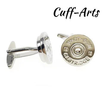 Cuffarts SHOT GUN Laišką, rankogalių segtukai Metalo, Žalvario Papuošalai prancūzijos Marškinėliai Cufflink Už Mens Rankogaliai Nuorodą Mygtukas Aukštos Kokybės C20011