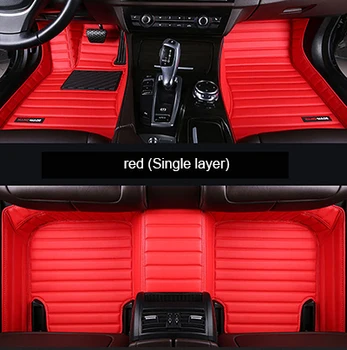 Custom odos automobilio grindų kilimėlis Audi a4 b6 a6 c5 b8 A6L R8 Q3 Q5 Q7 S4 Quattro A1 A2 A3 A4 A6 A8 automobilių stylingcar automobilių reikmenys