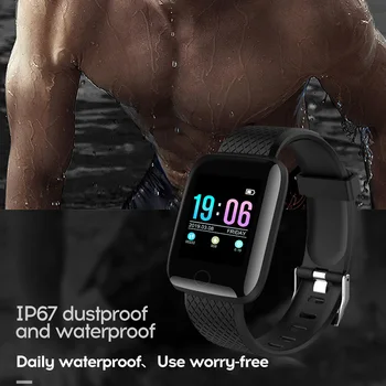 D13 Smart Watch Vyrų Kraujo Spaudimas Vandeniui Smartwatch Moterų Širdies ritmo Monitorius Fitness Tracker Žiūrėti Sportas 
