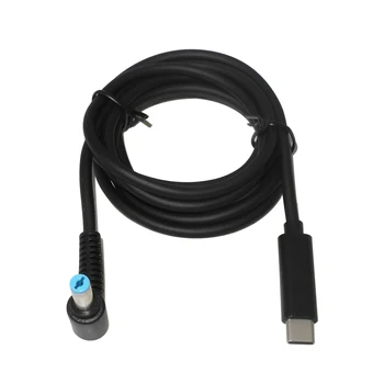 DC USB Tipo C iki 5.5x1.7 5.5*1.7 mm Male Plug Konverteris USB C PD Įkrovimo Kabelis Laido Acer Aspire 19V Nešiojamas Maitinimo Adapteris