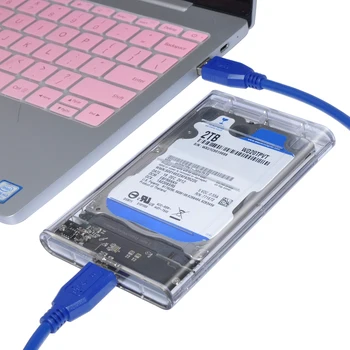 DeepFox HDD Talpyklos 2,5 colio SATA į USB 3.0 SSD Adapteris Standžiojo Disko Dėžutė 
