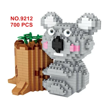Deimantų Blokai Koala Rašiklio Laikiklis Žaislas Mielas Gyvūnų Apšviesti Micro Statybos Mūriniai Blokai Kūrybos Išskleidimo Žaislas Vaikų Dovanų