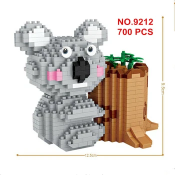 Deimantų Blokai Koala Rašiklio Laikiklis Žaislas Mielas Gyvūnų Apšviesti Micro Statybos Mūriniai Blokai Kūrybos Išskleidimo Žaislas Vaikų Dovanų