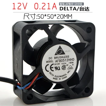 Delta DC 12V 0.21 3-wire 50x50x20mm Serverio Aikštėje Aušinimo