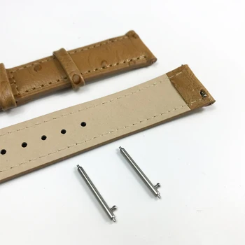 Derliaus Odos Watchbands Žiūrėti Dirželis Stručių Modelio Juodos Watchband 18mm 20mm 22mm Watchband Diržas Vyrams Žiūrėti Priedai