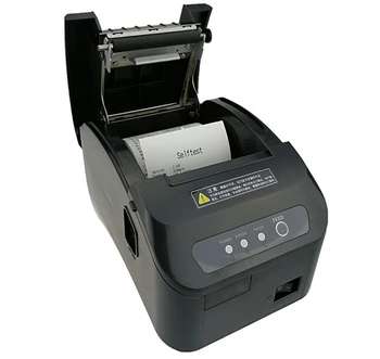 Didmeninė Aukštos kokybės pos spausdintuvui 80mm šilumos gavimą Mažas bilietų brūkšninių kodų spausdintuvas, automatinis pjovimo staklės spausdintuvą
