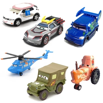 Disney Pixar Cars 3 Žaibas McQueen Metalo Automobilių Sarge Lizzie 1:55 Diecast Metalo Lydinio, Žaislai, Gimtadienio Dovanos Vaikams Žaislų Automobiliai