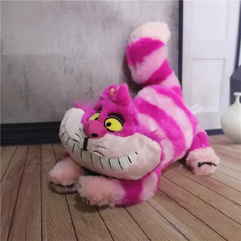 Disney originalios Alice in Wonderland Cheshire cat pliušinis žaislas, minkšti žaislai 35cm lėlės lėlės gimtadienio dovana vaikui
