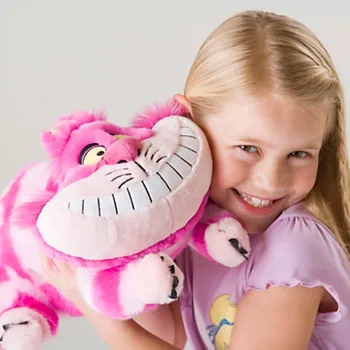Disney originalios Alice in Wonderland Cheshire cat pliušinis žaislas, minkšti žaislai 35cm lėlės lėlės gimtadienio dovana vaikui