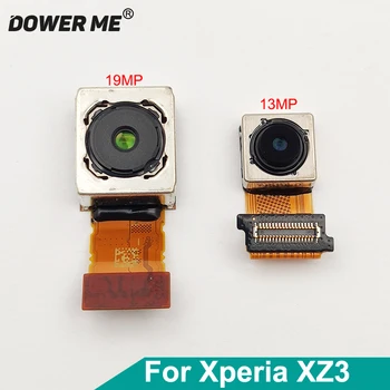 Dower Man iš Priekio vaizdo Kameros Modulis Atgal Galiniai Pagrindinė Kamera Flex Kabelis Sony Xperia XZ3 H8416 H9436 H9493 SOV39 TAIGI-01L 6.0