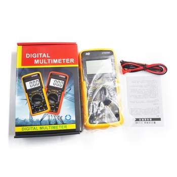 Dreamburgh DT9205A Skaitmeninis Multimetras AC/DC LCD Ekranas, Elektros Nešiojamą Ammeter Voltmeter Atsparumas Talpą, hFE Testeris