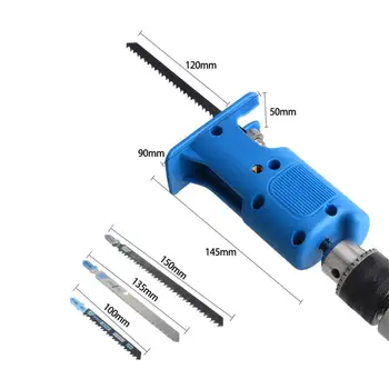 Drillpro Pjūklu Tvirtinimo Adapteris Pakeisti Elektros įsigilinti Į Pjūklu dėl Medienos, Metalo Pjovimo Rankiniai įrankiai