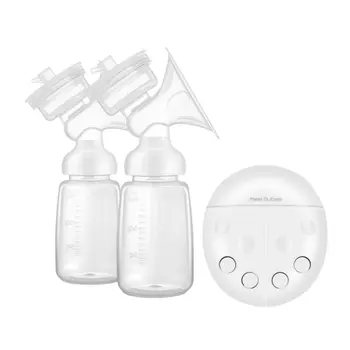 Dvigubas Elektros Krūties Siurblys Su Pieno Butelis Kūdikių USB BPA free Kūdikio žindymo Automatinis Masažas po Gimdymo Krūties Siurblys