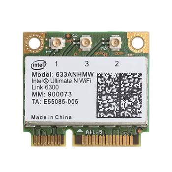 Dvigubos Juostos 450M 633ANHMW PCI-E Wireless Card Intel Ultimate-N WiFi Link 6300