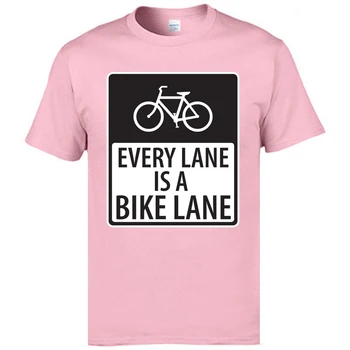 Dviračių Dviratininkas Ciklo Nuolaida Marškinėlius Kas Lane yra, a-Bike Lane Rider Raidė O Kaklo T Marškinėliai vyriški Europos Viršūnių Tees Aukštos Kokybės