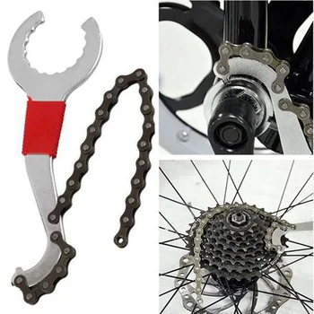 Dviračių remonto įrankių rinkinys daugiafunkcinis dviračių grandinės valiklis nešiojamų smagratis valiklis švaistiklio nuėmiklio veržliarakčio taisymo įrankis