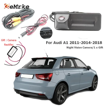 EEMRKE Kamieno Rankenos Fotoaparatą Audi A1 2011 iki 2018 Pakeisti 5J0827566E CCD HD Naktinio Matymo Automobilio Galinio vaizdo Kamera
