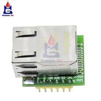 ENC28J60 USR-ES1 W5500 Chip SPI LAN/ Ethernet Converter TCP/IP Adapterio Modulis
