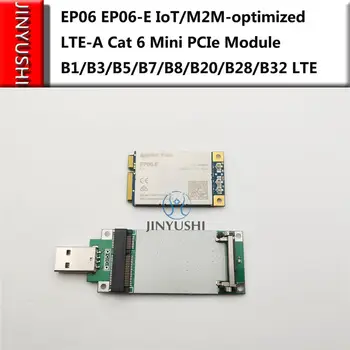 EP06 EP06-E EP06-A Di/M2M-optimizuotas LTE Cat 6 Mini PCIe Modulis su USB adapteris SIM kortelės lizdas palaikymo Openwrt mikrotik